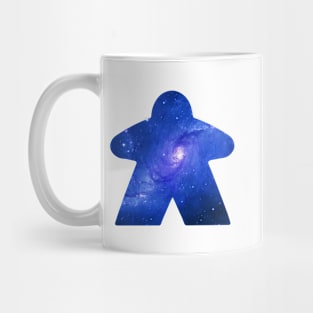 Sky Blue Space Galaxy Meeple | Board Game Fan Mug